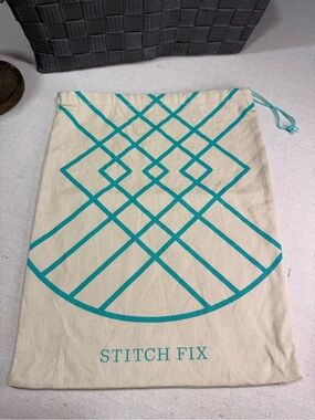 Stitch Fix - Canvas Shoe Bag with Drawstring - 11 x 14 Inches